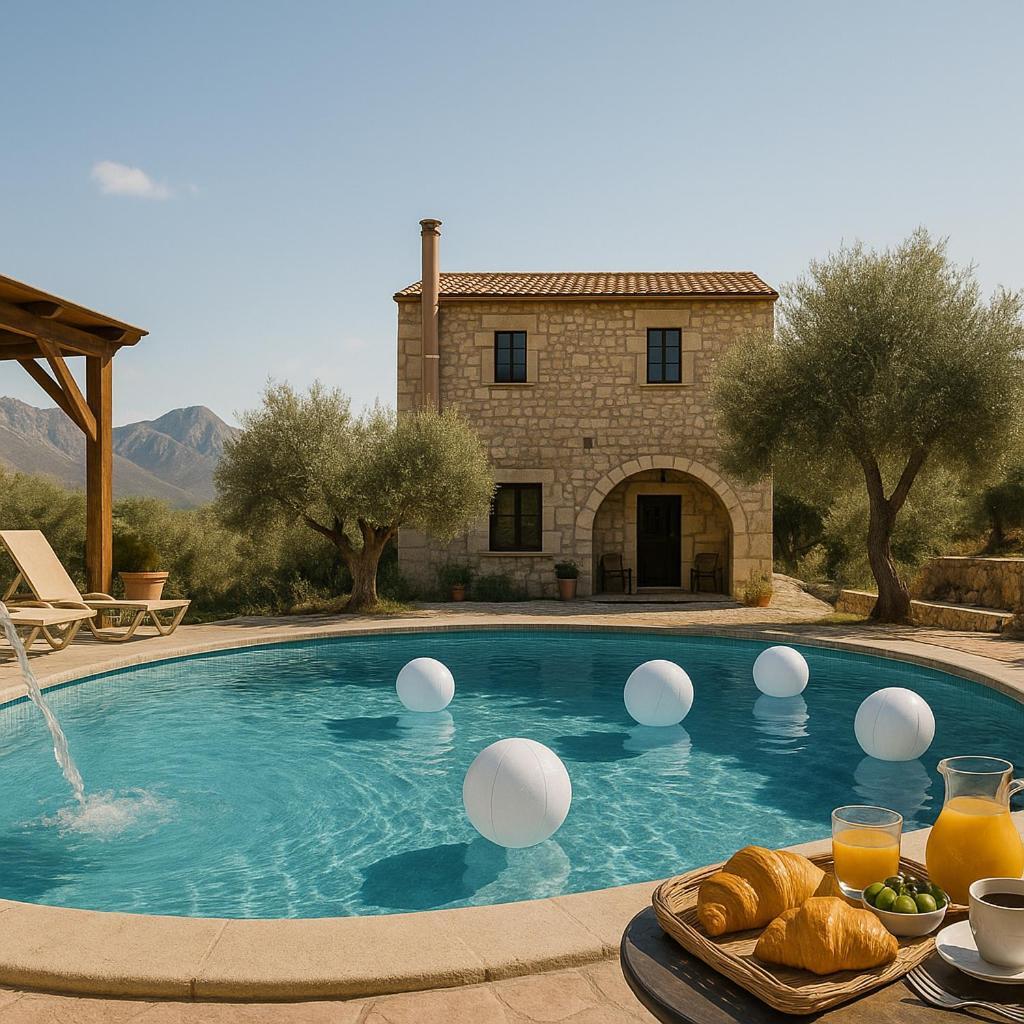Chania'S Diamond Villas - Aqua Bliss With Private Pools Gavalochori Екстер'єр фото